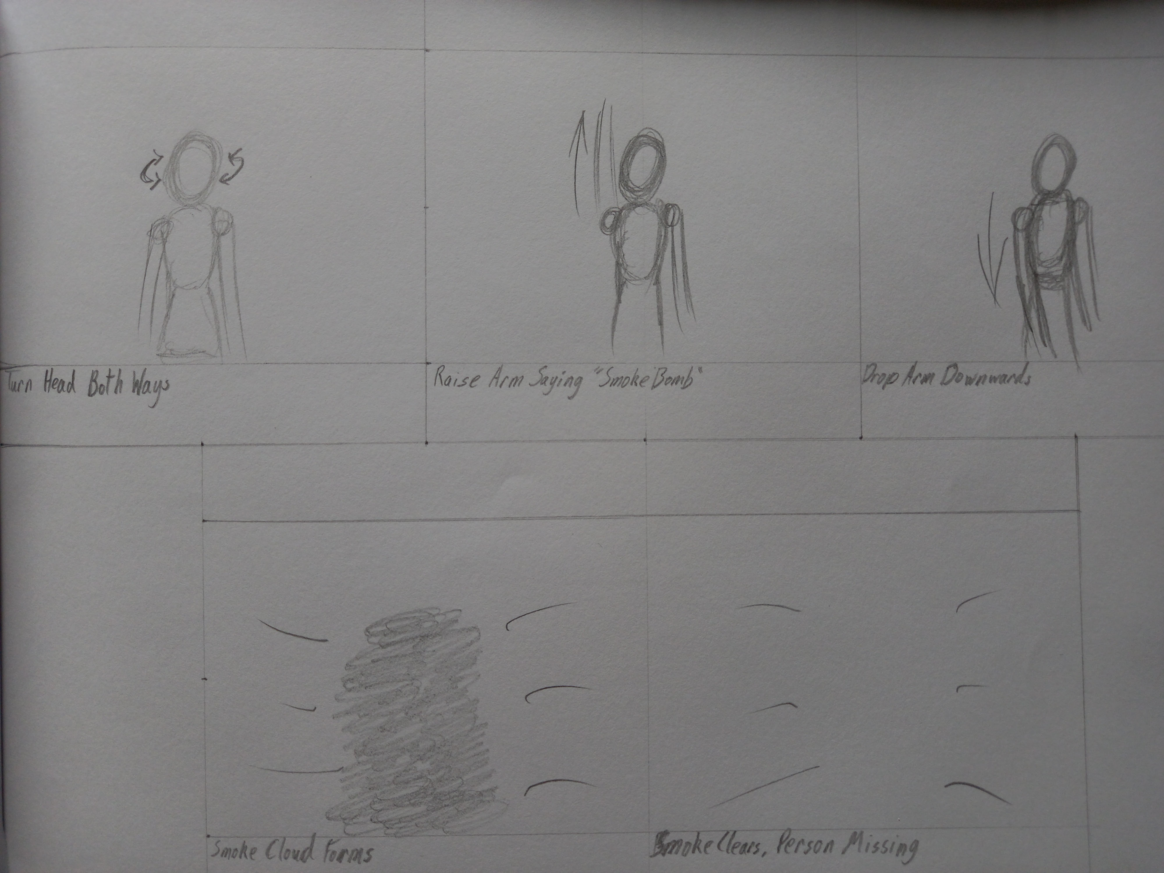 Storyboard for the project